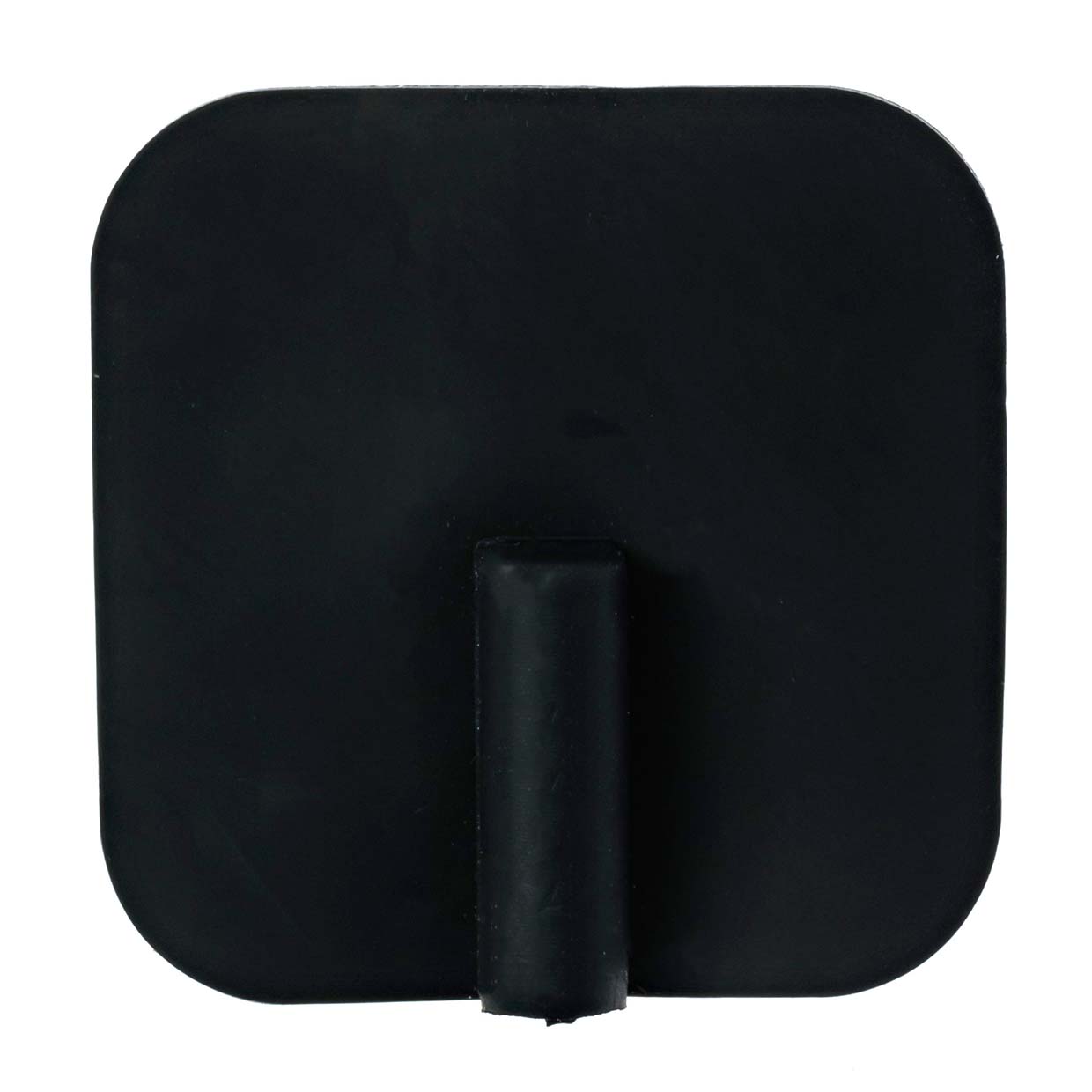 Carbon Rubber Electrode - 4 mm Banana 2"x2" Front View | Caputron