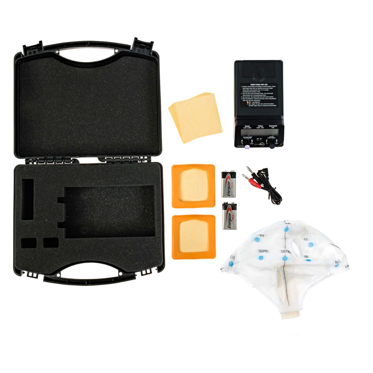 ActivaDose tDCS Device Starter Kit- Full 3x3 Sponge Bundle | Caputron