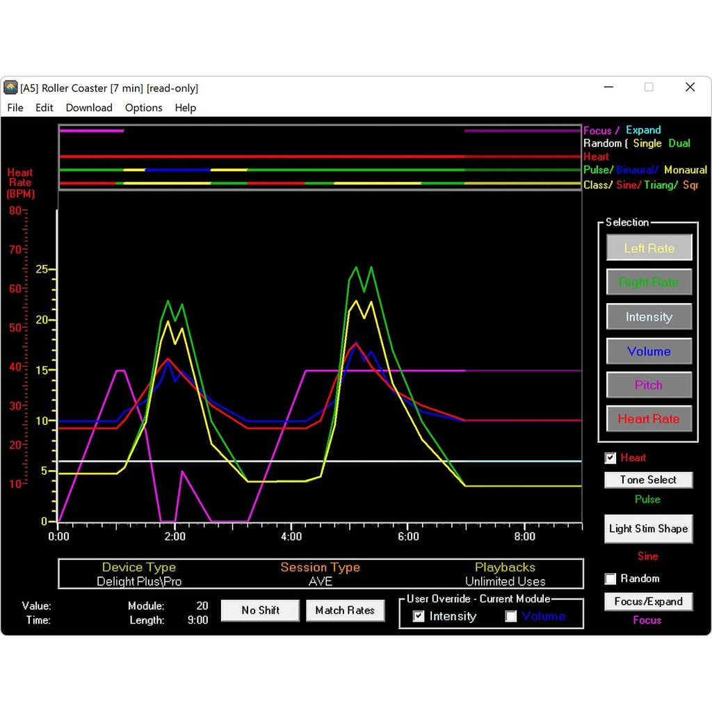 DAVID Session Editor Software | Caputron